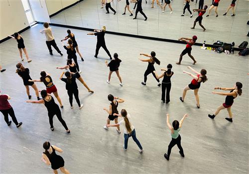 Students dance at Ignite Camp
